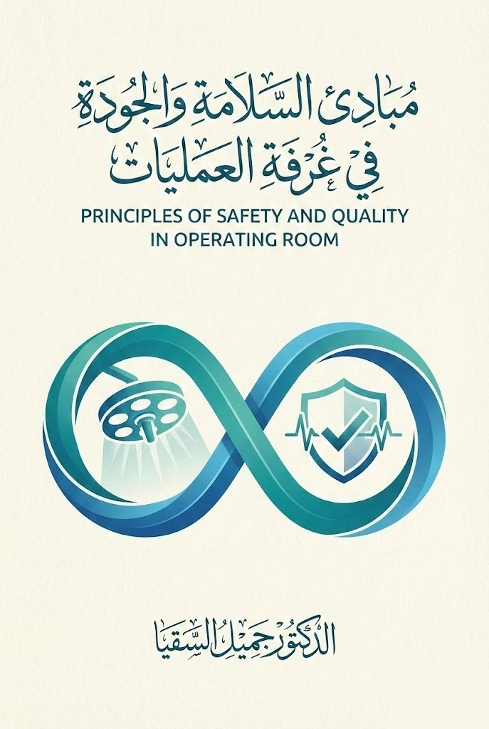 غلاف كتاب مبادئ السلامة والجودة في غرفة العمليات